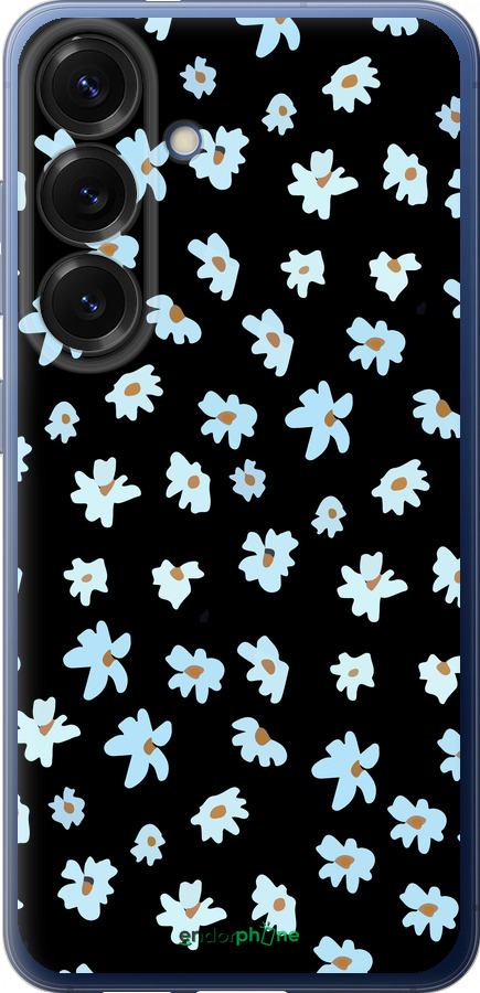 Силиконовый чехол Цветочный для Samsung Galaxy S25 Plus - 4900u-3826 изображение 