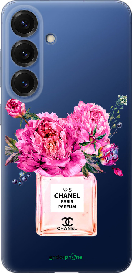 Силіконовий чехол Chanel для Samsung Galaxy S25 Plus - 4906u-3826 изображение 