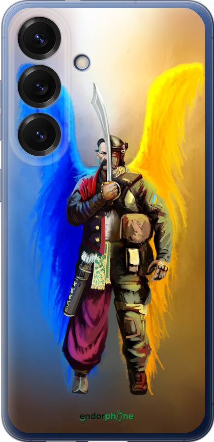 Силиконовый чехол Воин-Ангел для Samsung Galaxy S25 Plus - 5317u-3826 изображение 