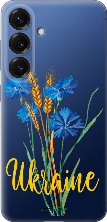 Силіконовий чехол Ukraine v2 для Samsung Galaxy S25 Plus - 5445u-3826 изображение 