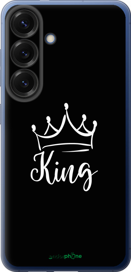 Силіконовий чехол Queen & King для нього для Samsung Galaxy S25 Plus - 5521u-3826 изображение 