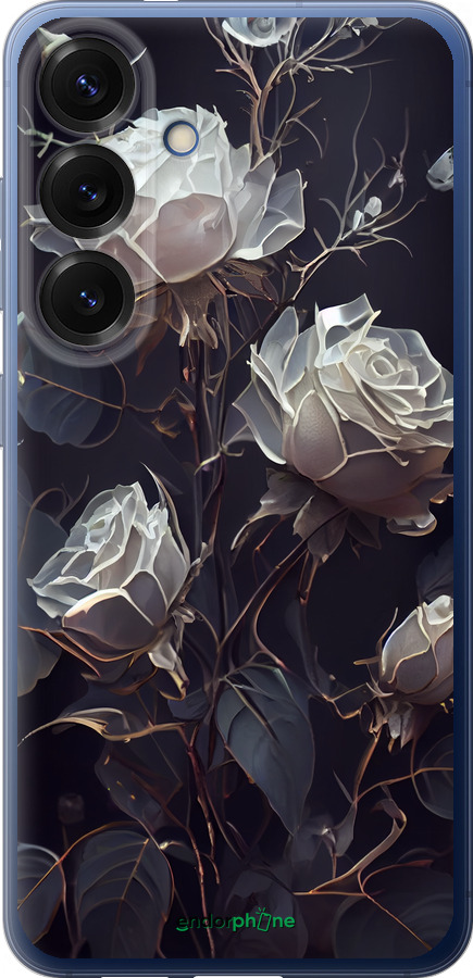 Силиконовый чехол Розы 2 для Samsung Galaxy S25 Plus - 5550u-3826 изображение 