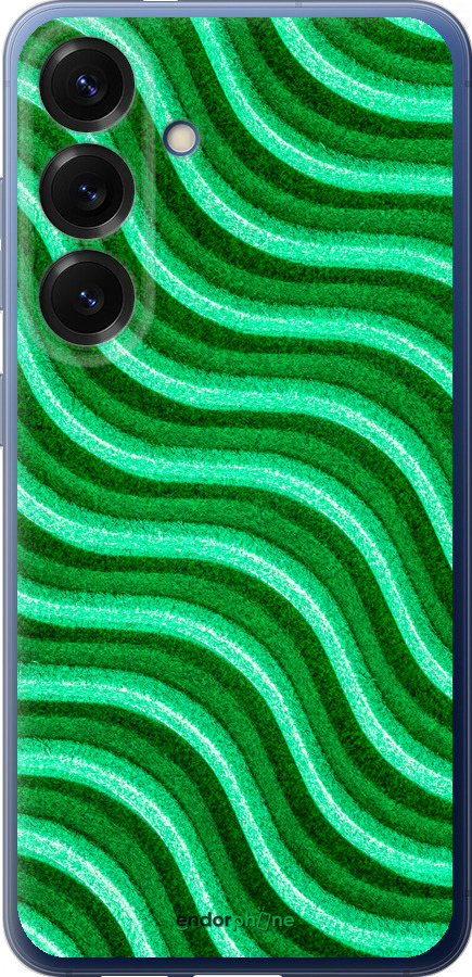 Силиконовый чехол Волнистые линии для Samsung Galaxy S25 Plus - 5578u-3826 изображение 