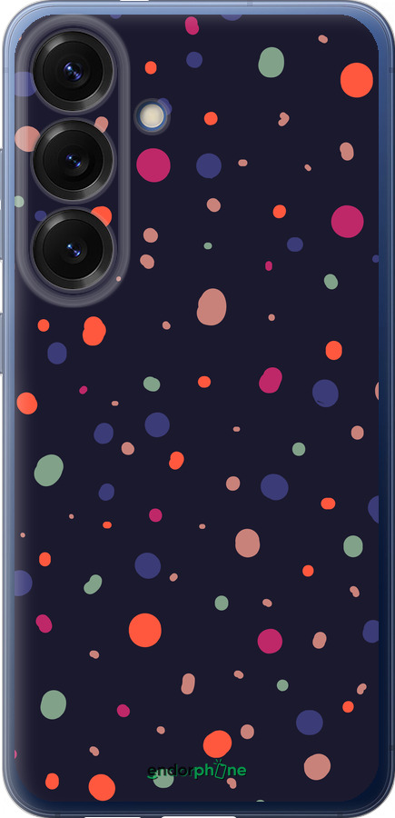Силиконовый чехол Горошек v2 для Samsung Galaxy S25 Plus - 5599u-3826 изображение 