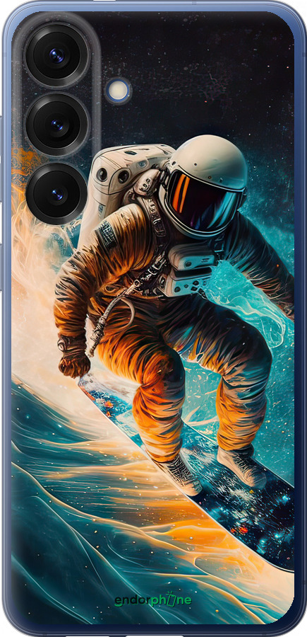 Силіконовий чехол Сноубордист для Samsung Galaxy S25 Plus - 5604u-3826 изображение 