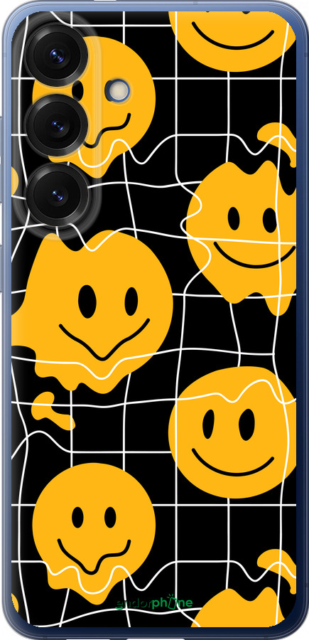 Силіконовий чехол Смайли v3 для Samsung Galaxy S25 Plus - 5623u-3826 изображение 