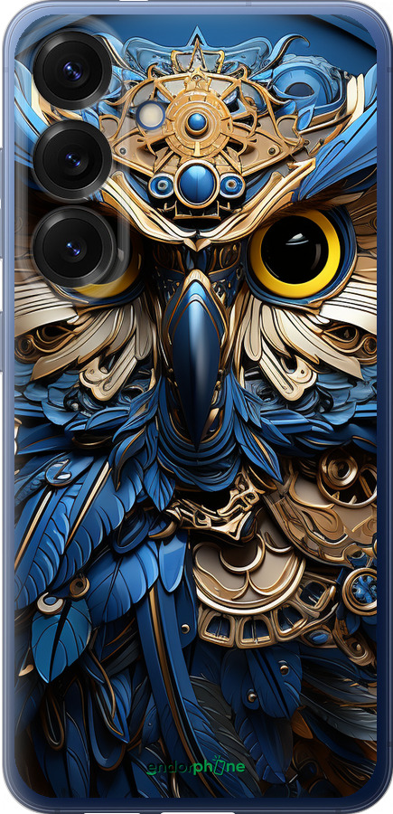 Силіконовий чехол Сова v2 для Samsung Galaxy S25 Plus - 5649u-3826 изображение 