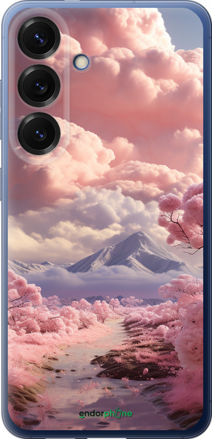 Силіконовий чехол Рожеві хмари для Samsung Galaxy S25 Plus - 5660u-3826 изображение 