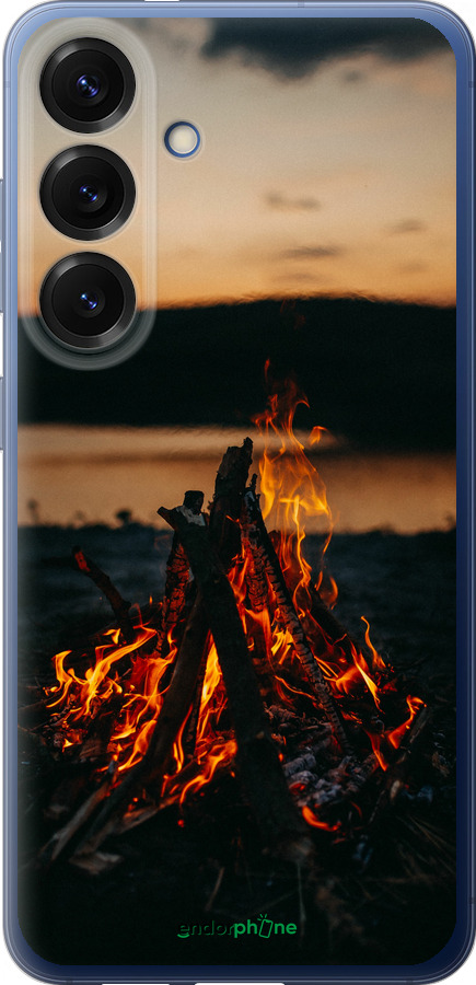 Силіконовий чехол Вогонь для Samsung Galaxy S25 Plus - 6021u-3826 изображение 