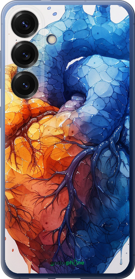 Силиконовый чехол Арт-сердце для Samsung Galaxy S25 Plus - 6034u-3826 изображение 