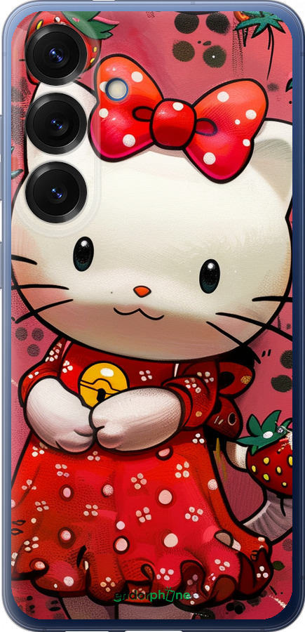 Силиконовый чехол hello kitty1 для Samsung Galaxy S25 Plus - 6036u-3826 изображение 