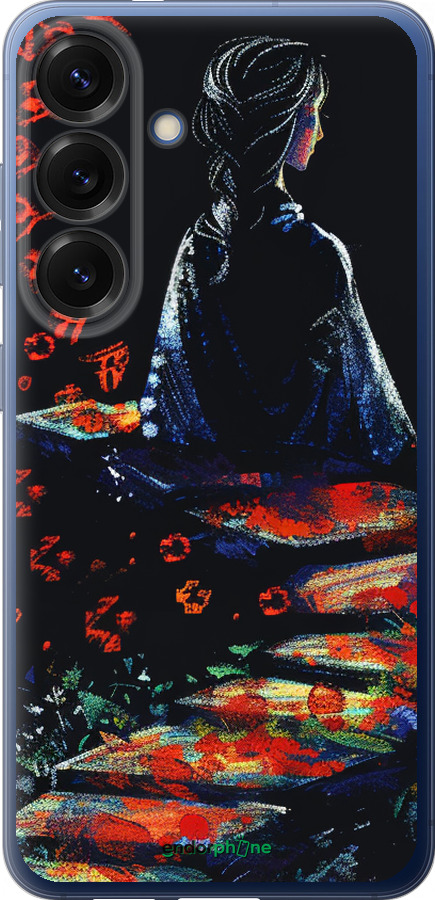 Силиконовый чехол Мечтательная девушка для Samsung Galaxy S25 Plus - 6042u-3826 изображение 