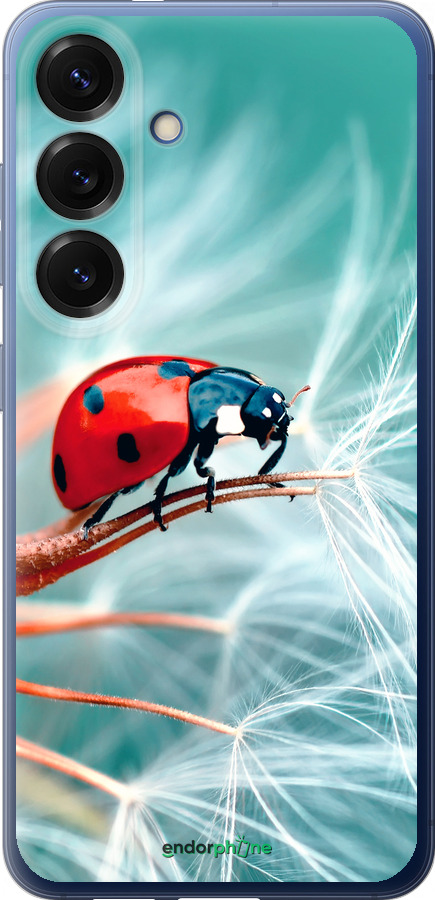 Силиконовый чехол Божья коровка для Samsung Galaxy S25 Plus - 6049u-3826 изображение 