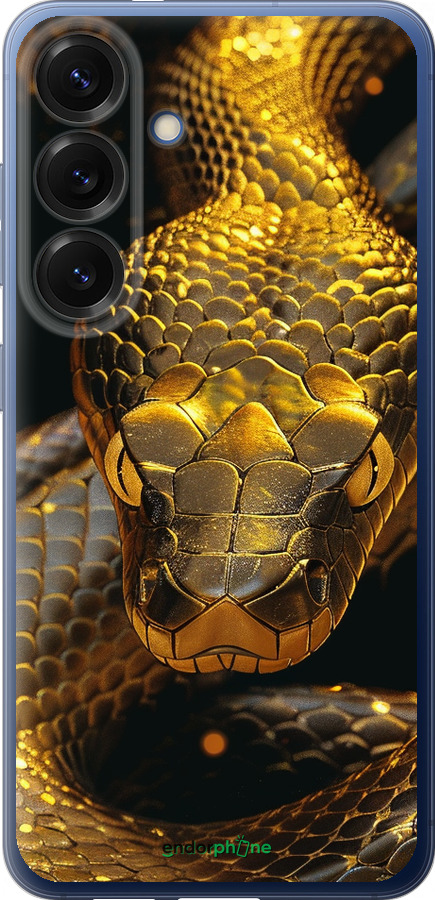 Силиконовый чехол Golden snake для Samsung Galaxy S25 Plus - 6072u-3826 изображение 