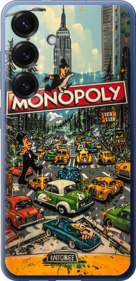 Силиконовый чехол Городской драйв Monopoly для Samsung Galaxy S25 Plus - 6088u-3826 изображение 