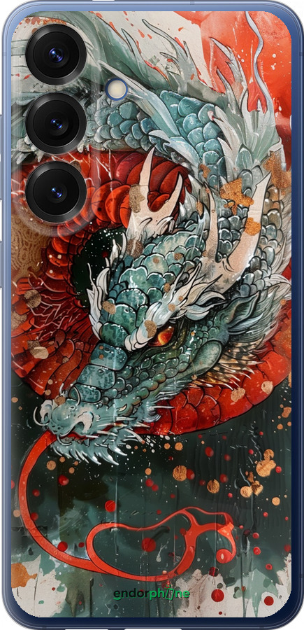 Силиконовый чехол Стихия огня для Samsung Galaxy S25 Plus - 6101u-3826 изображение 