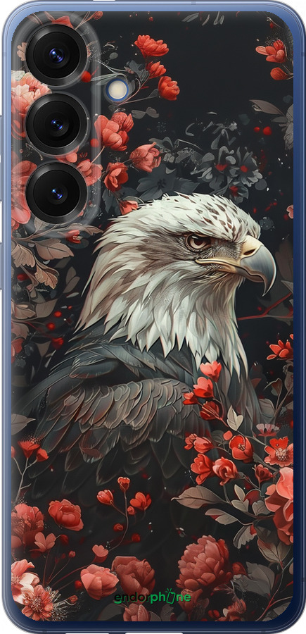 Силіконовий чехол Квітковий вартовий для Samsung Galaxy S25 Plus - 6102u-3826 изображение 