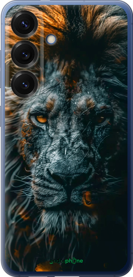Силіконовий чехол Лев у сутінках для Samsung Galaxy S25 Plus - 6154u-3826 изображение 