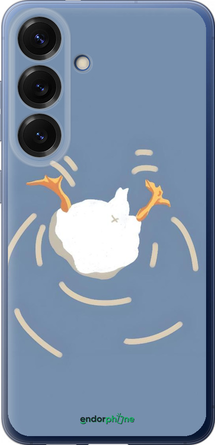 Силіконовий чехол Гусь ныряет для Samsung Galaxy S25 Plus - 6275u-3826 изображение 
