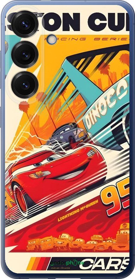 Силиконовый чехол Тачки для Samsung Galaxy S25 Plus - 6288u-3826 изображение 