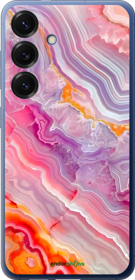 Силиконовый чехол Мрамор 2 для Samsung Galaxy S25 Plus - 6307u-3826 изображение 
