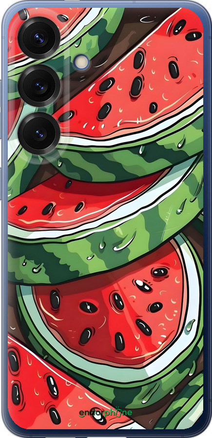 Силіконовий чехол Кавун для Samsung Galaxy S25 Plus - 6315u-3826 изображение 