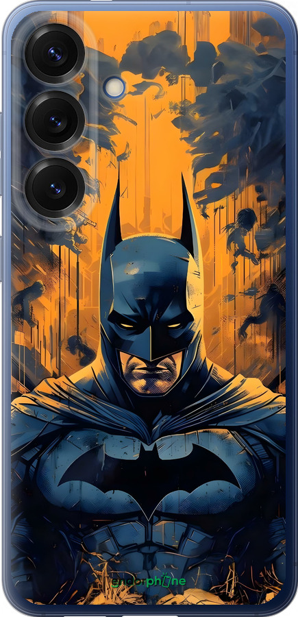 Силиконовый чехол Бэтмен для Samsung Galaxy S25 Plus - 6335u-3826 изображение 