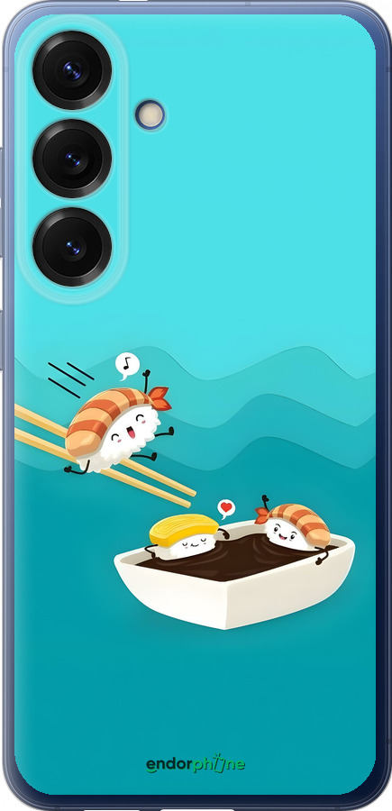 Силиконовый чехол Суши для Samsung Galaxy S25 Plus - 6354u-3826 изображение 