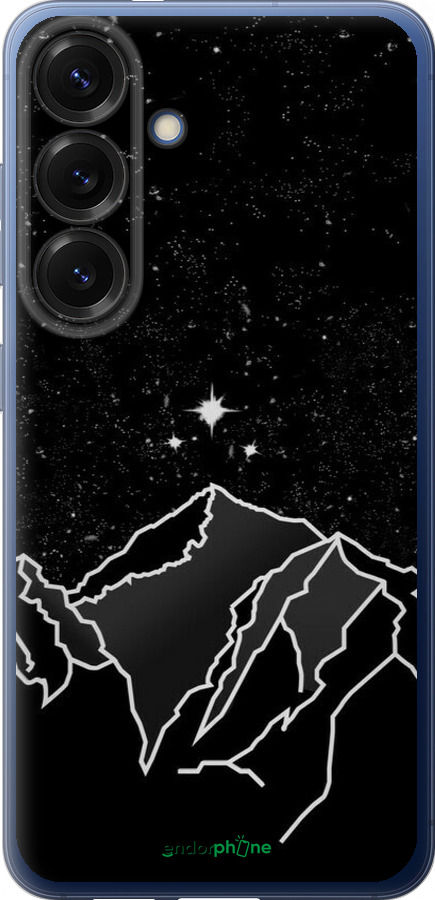 Силіконовий чехол Мінімалістичний гірський краєвид для Samsung Galaxy S25 Plus - 6438u-3826 изображение 