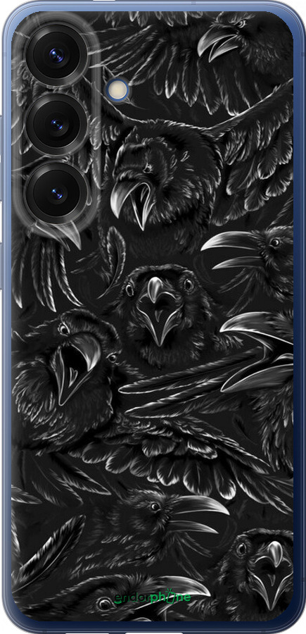 Силиконовый чехол Воронья ярость для Samsung Galaxy S25 Plus - 6474u-3826 изображение 