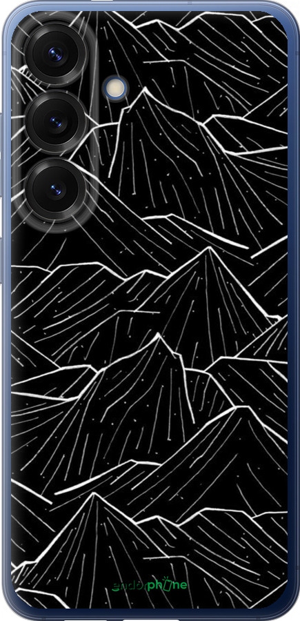Силиконовый чехол С изображением Темных гор для Samsung Galaxy S25 Plus - 6489u-3826 изображение 