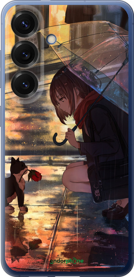 Силиконовый чехол Anime для Samsung Galaxy S25 Plus - 6609u-3826 изображение 