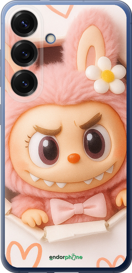 Силіконовий чехол Лабубу 2 для Samsung Galaxy S25 Plus - 6710u-3826 изображение 