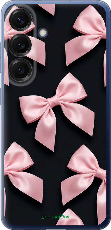 Силиконовый чехол Coquette Ribbons Dark Coquette для Samsung Galaxy S25 Plus - 6767u-3826 изображение 
