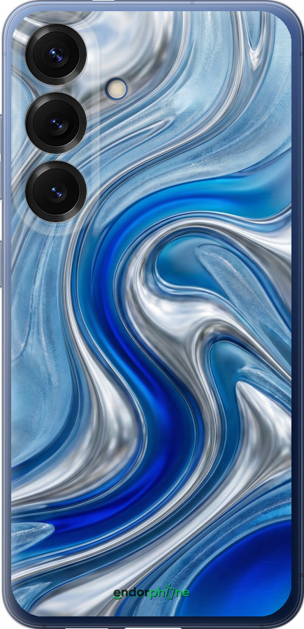 Силиконовый чехол Liquid Chrome для Samsung Galaxy S25 Plus - 6781u-3826 изображение 