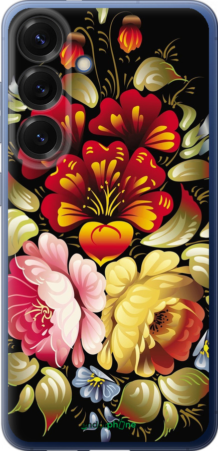 Силіконовий чехол Хохлома 6 для Samsung Galaxy S25 Plus - 829u-3826 изображение 