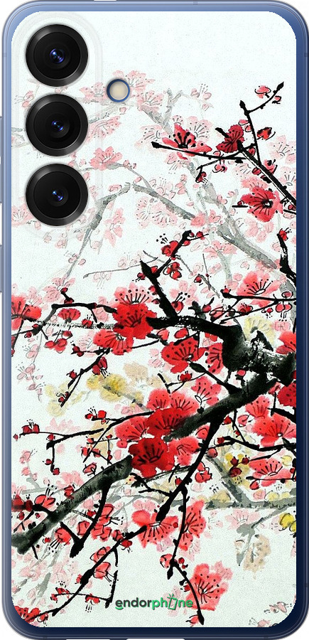 Силиконовый чехол Цветущий куст для Samsung Galaxy S25 Plus - 831u-3826 изображение 