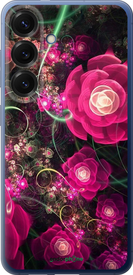 Силіконовий чехол Абстрактні квіти 3 для Samsung Galaxy S25 Plus - 850u-3826 изображение 