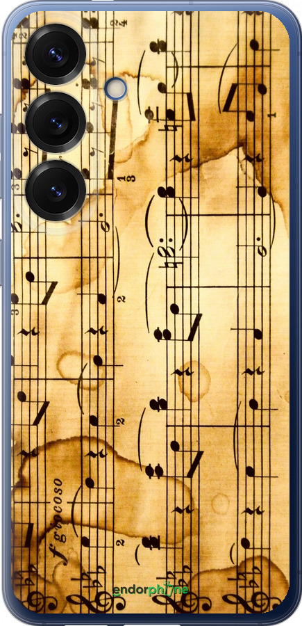 Силіконовий чехол Ноти для Samsung Galaxy S25 Plus - 905u-3826 изображение 