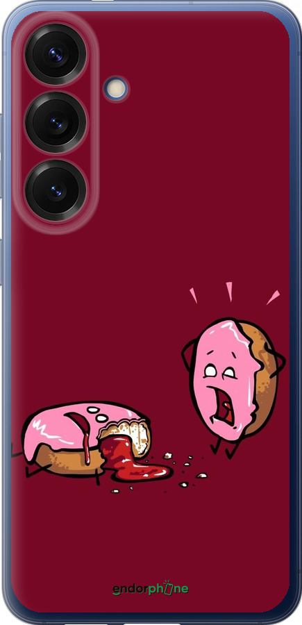 Силиконовый чехол Печенье для Samsung Galaxy S25 Plus - 911u-3826 изображение 