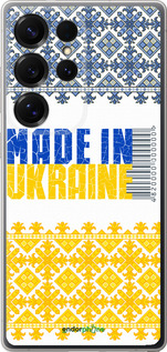 Силиконовый чехол Made in Ukraine для Samsung Galaxy S25 Ultra - 1146u-3805 изображение 
