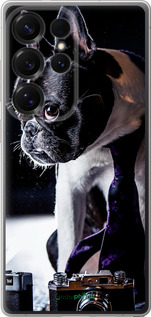 Силиконовый чехол Бульдог-фотограф для Samsung Galaxy S25 Ultra - 142u-3805 изображение 