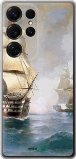 Силиконовый чехол Айвазовский. Корабли для Samsung Galaxy S25 Ultra - 160u-3805 изображение 