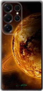 Силиконовый чехол Жёлтый Сатурн для Samsung Galaxy S25 Ultra - 170u-3805 изображение 