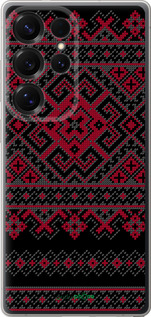 Силиконовый чехол Вышиванка 52 для Samsung Galaxy S25 Ultra - 1763u-3805 изображение 