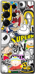 Силіконовий чехол Popular logos для Samsung Galaxy S25 Ultra - 4023u-3805 изображение 
