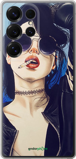 Силиконовый чехол Девушка на стиле для Samsung Galaxy S25 Ultra - 4151u-3805 изображение 