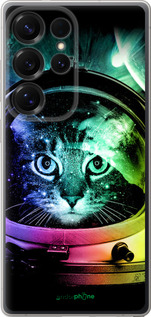 Силиконовый чехол Кот-астронавт для Samsung Galaxy S25 Ultra - 4154u-3805 изображение 