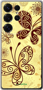 Силиконовый чехол Красивые бабочки для Samsung Galaxy S25 Ultra - 4170u-3805 изображение 