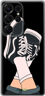 Силиконовый чехол Кеды для Samsung Galaxy S25 Ultra - 4265u-3805 изображение 